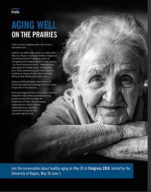 SPHERU will be hosting a conversation on healthy aging at Congress 2018. SPHERU will be hosting a conversation on healthy aging at Congress 2018.